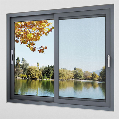 kaufen Schlafzimmerfenster aus Aluminium mit hochwertigem Gleitglas und Edelstahl-Schirmnetz online manufacture
