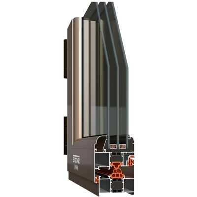 kaufen Erweiterbare Triplex-Glas-Gehäuse aus Aluminiumfenstern für die thermische Pause Villahaus online manufacture