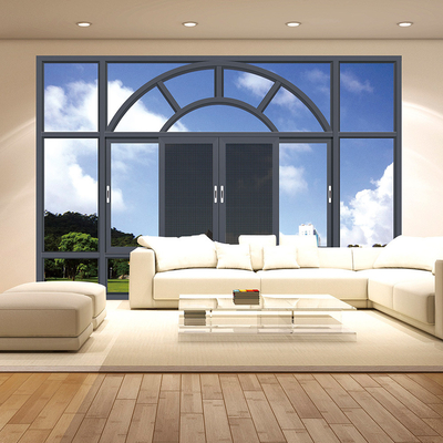 kaufen angepasste moderne Aluminium-Fenster mit Winddruckwiderstand der Stufe 8 online manufacture