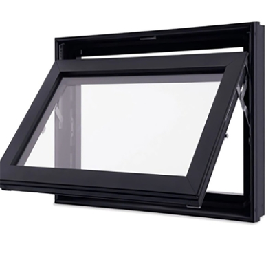 kaufen Schwarze Hauswirtschaftliche Doppelverglasung Aluminiumlegierung Markise Fenster für Wohnbedarf online manufacture