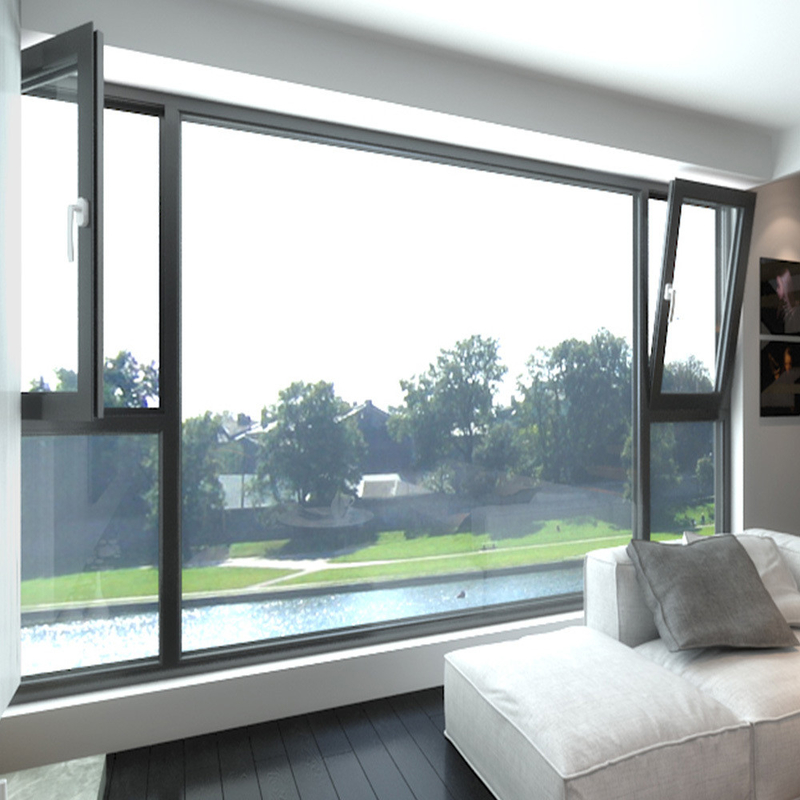 Edelstahl-Schirm-Netzgehärtetes Glas in Schaukel-Gehäuse Fenster mit 8-Wege-Dichtung