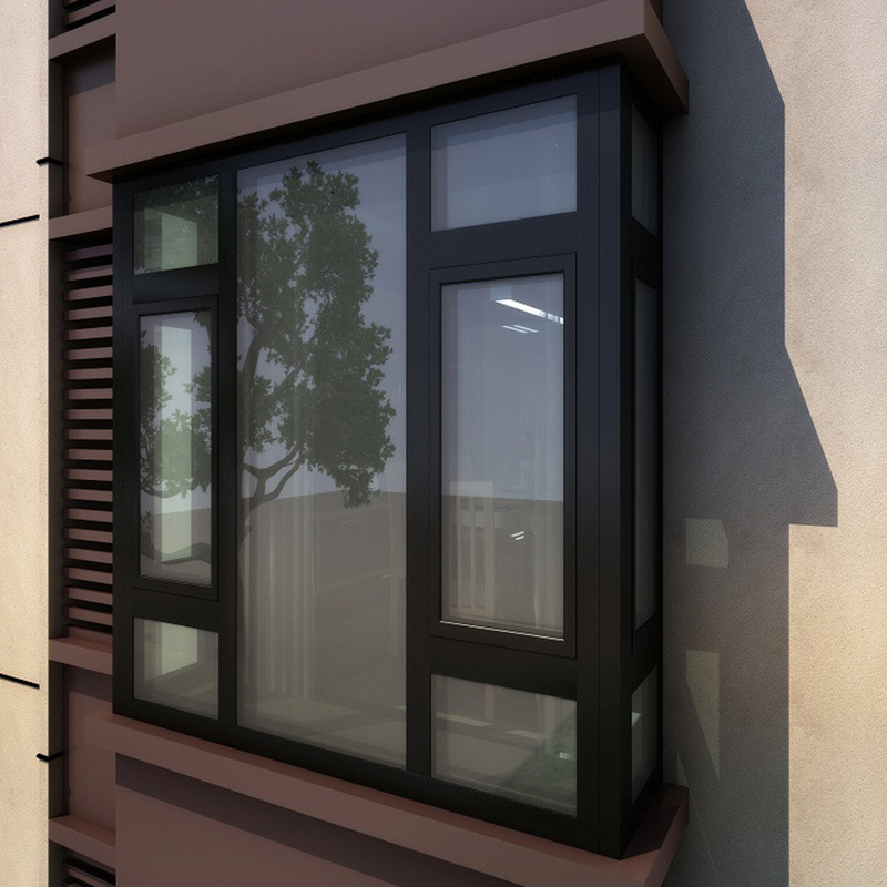 Edelstahl-Schirm-Netzgehärtetes Glas in Schaukel-Gehäuse Fenster mit 8-Wege-Dichtung