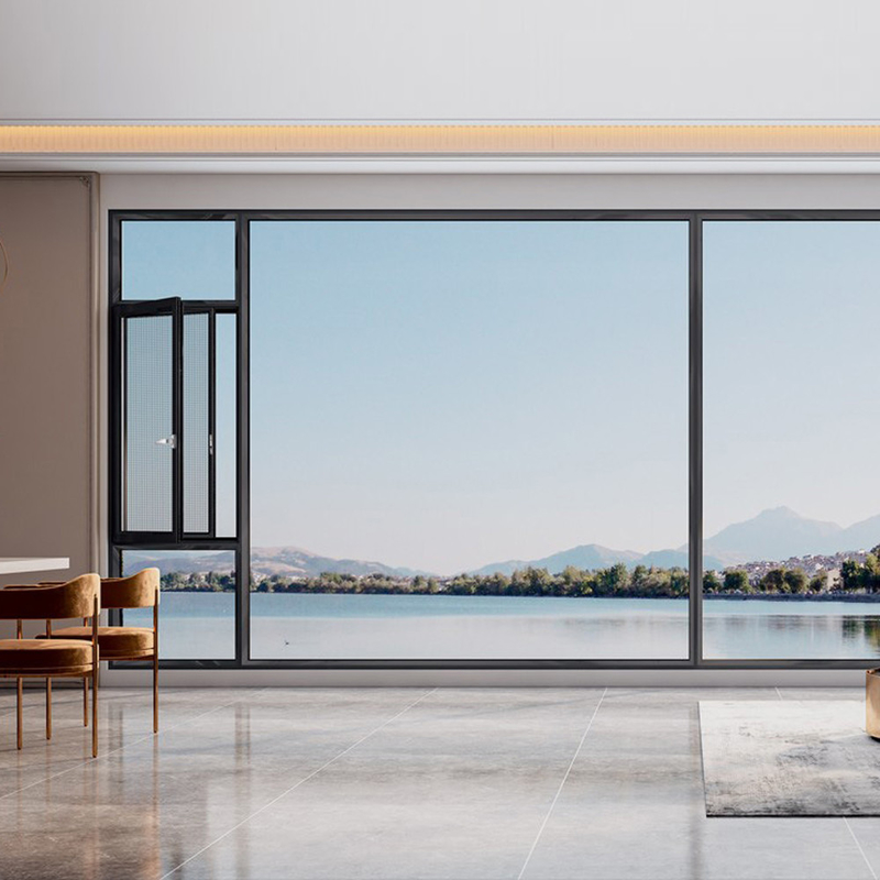 1.4mm Aluminium Wanddicke Brücke Fenster für nahtlose geschweißte Design