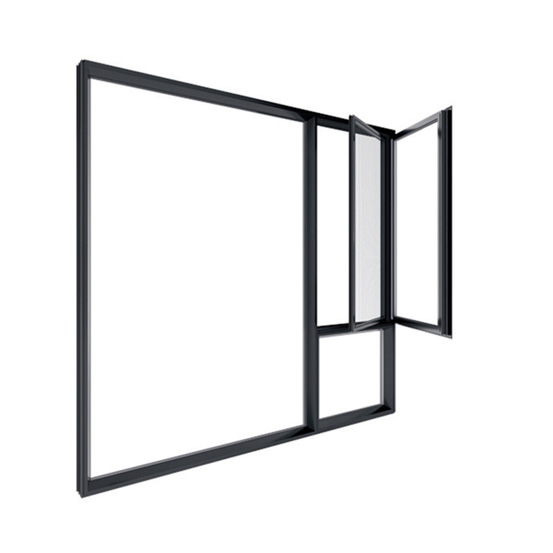 1.4mm Aluminium Wanddicke Brücke Fenster für nahtlose geschweißte Design