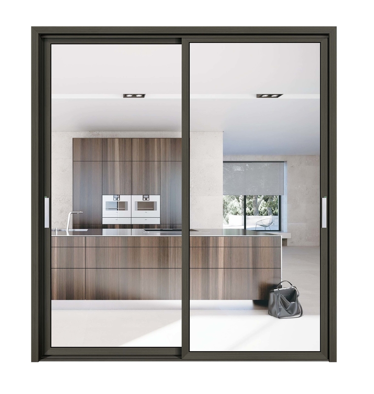 Top- Villa Haus Thermal Break Aluminium Glas Türen mit Bildschirm Türen Low-K Wert
