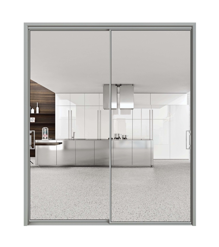 Top- Villa Haus Thermal Break Aluminium Glas Türen mit Bildschirm Türen Low-K Wert
