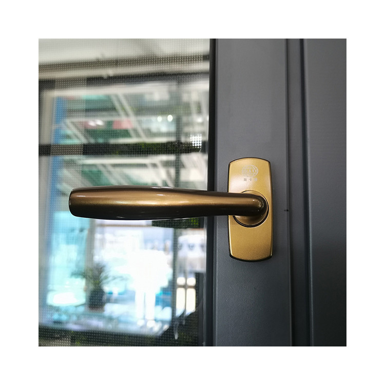 1.6mm Aluminium-Thermalbrüche Schiebeglasfenster für Schalldämmung und Energieeinsparung