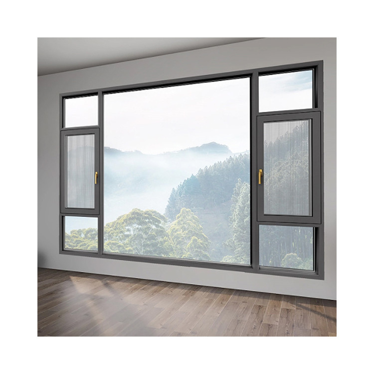 Endlösung für Fensterrahmenbreite 70 mm Neigung Drehglasfenster in Gleitfenster
