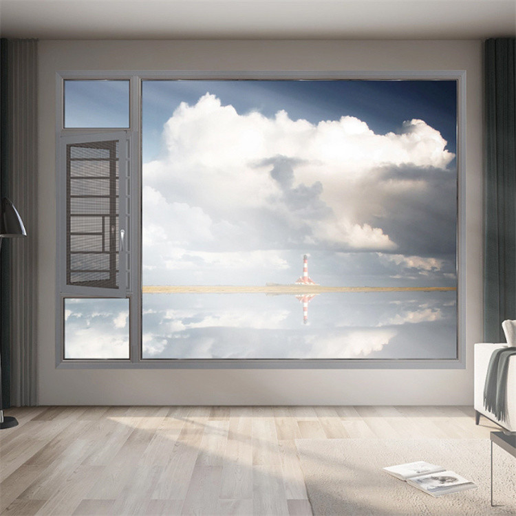 Endlösung für Fensterrahmenbreite 70 mm Neigung Drehglasfenster in Gleitfenster