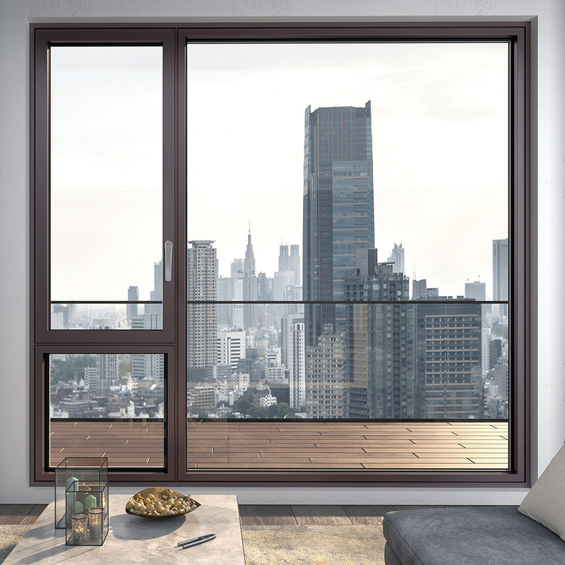 Modern House Villa Aluminium Fenster und Türen mit Wärmedämmungskoeffizient ≤2.1