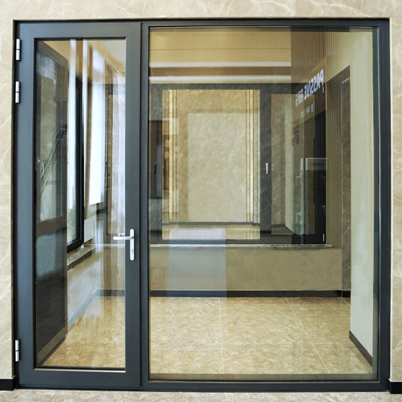 Custom Design Villa Französisch Glas Tür mit optionaler Farbe und 35dB Schalldämmung