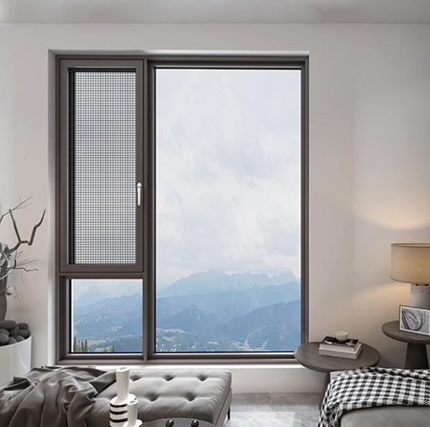 8-Wege-Dichtung Aluminium Isolierte Gehäuse Fenster für Villa Schlafzimmer von Experten entworfen