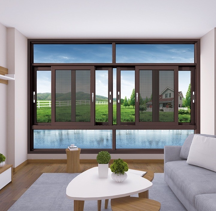 8-Wege-Dichtung Aluminium Isolierte Gehäuse Fenster für Villa Schlafzimmer von Experten entworfen