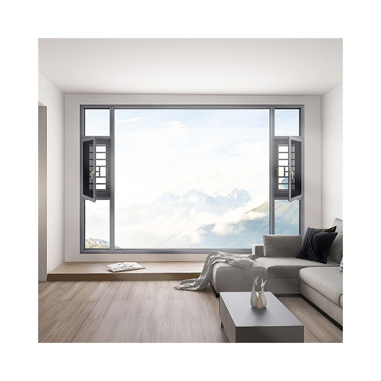 70S R & D Design Luxus Villa Aluminium Neigungs- und Drehfenster mit Triplex Glas Upgrade