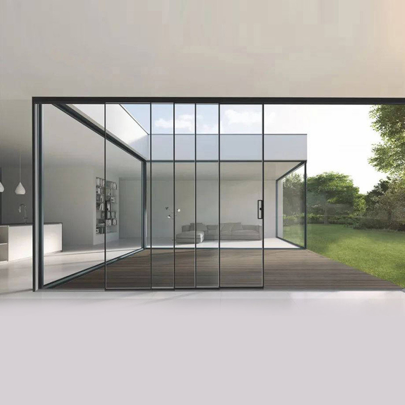 Anpassbare Schmalrahmen-Aluminium-Schiebetüren für Fensterlösungen