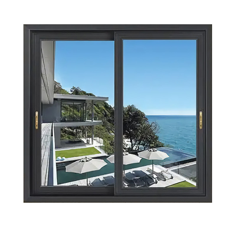 Hängende Vorhänge Energieeinsparende Fenster und Türen aus Aluminium mit horizontaler Öffnung