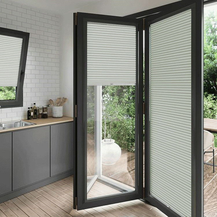 Wasserdichte Aluminium-Zweifachtüren für Gebäude mit einem Wärmedämmungskoeffizient von ≤ 2,1