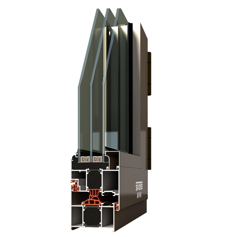 Intelligente Fenster mit Aluminiumlegierungsrahmen und Wärmedämmungskoeffizient K-Wert ≤2.0