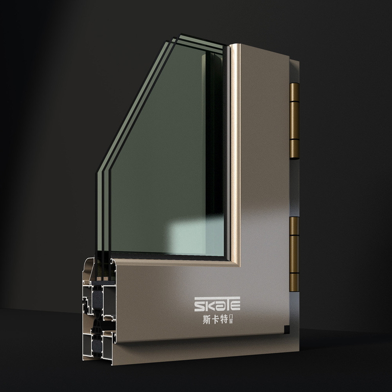 1.4mm Aluminium Wanddicke Schwing-Offene Französisch Fenster für kundenspezifische Design Anforderungen