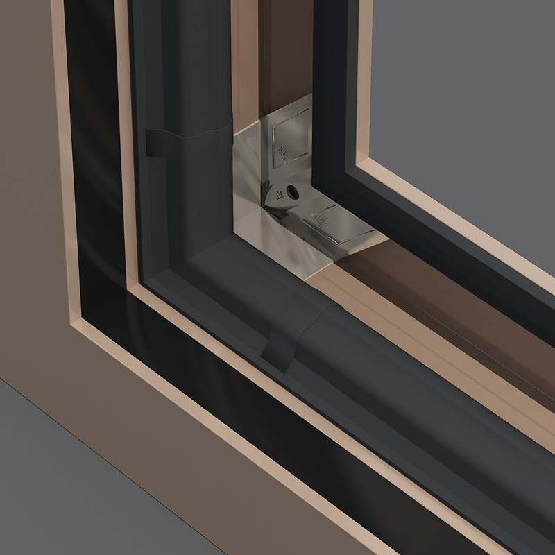 1.4mm Aluminium Wanddicke Schwing-Offene Französisch Fenster für kundenspezifische Design Anforderungen