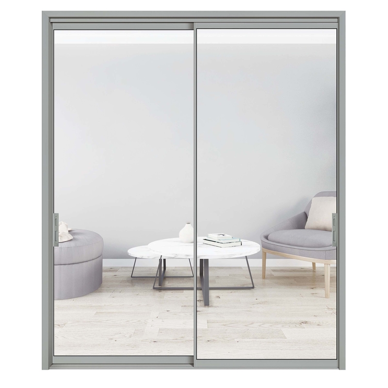 Gewerbliche Glastüren mit einem Wärmedämmungskoeffizient von ≤ 2,1 bei Schiebetüren aus Aluminium