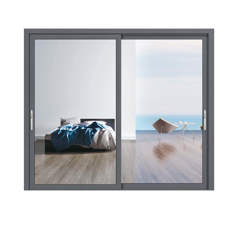 70 Wärmedämmungskoeffizient Aluminium-Schiebetüren für zeitgenössisches Design