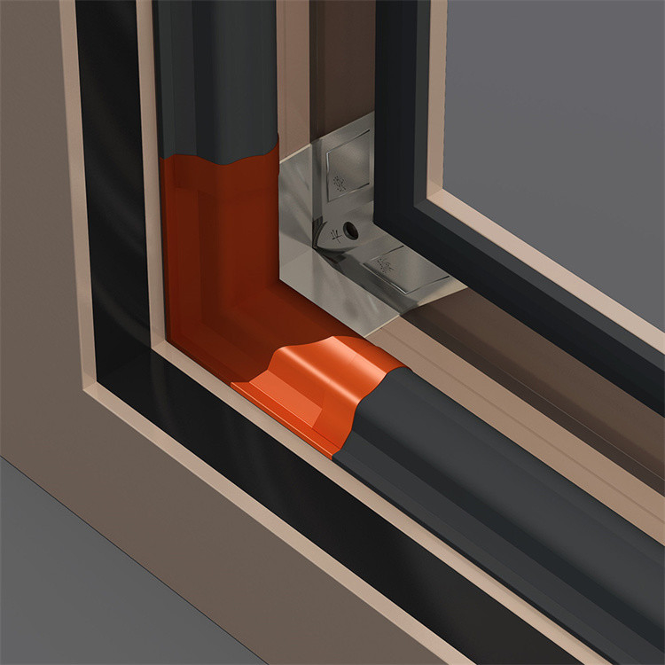 Stufe 9 Widerstand gegen Winddruck Horizontale Öffnung Aluminiumlegierung Fenster für chinesisches Schlafzimmer