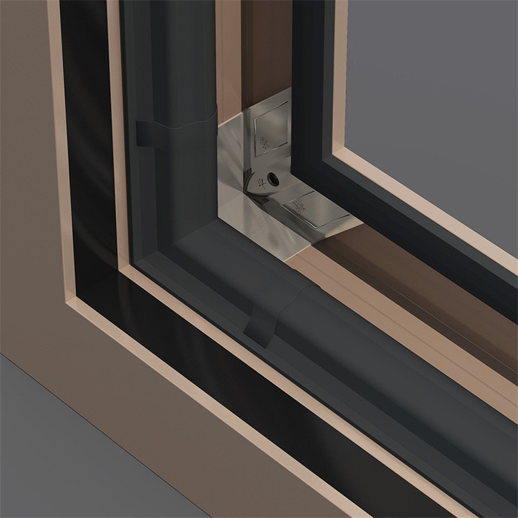 Stufe 9 Widerstand gegen Winddruck Horizontale Öffnung Aluminiumlegierung Fenster für chinesisches Schlafzimmer