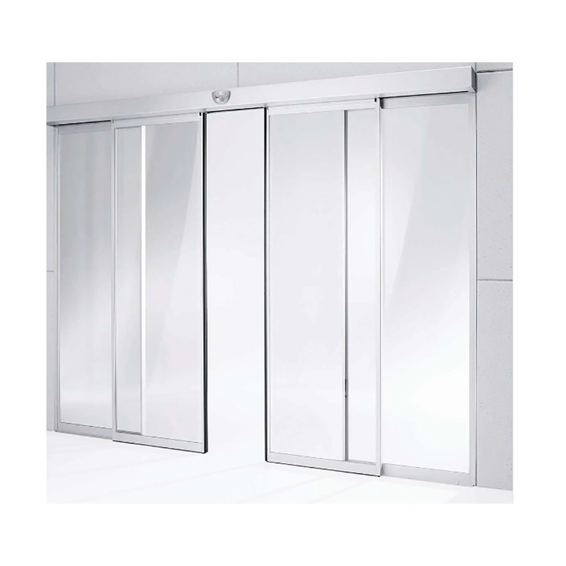 Fertiges Oberflächen-Wärmeabbruch Aluminiumrahmenlose Glastür für langlebige Leistung