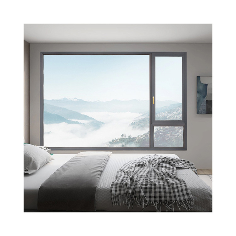 Wasserdichtheit Stufe 6 SKATE 75 Fenster mit Glas und Aluminiumrahmen