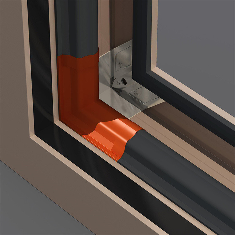 Wasserdichtheit Stufe 6 SKATE 75 Fenster mit Glas und Aluminiumrahmen