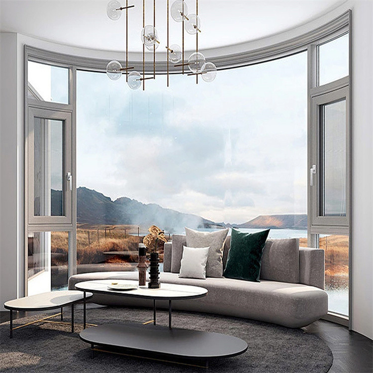 Custom Design Villa Französisch Glasfenster mit 35dB Schalldämmung und 14 Dichtungsschichten