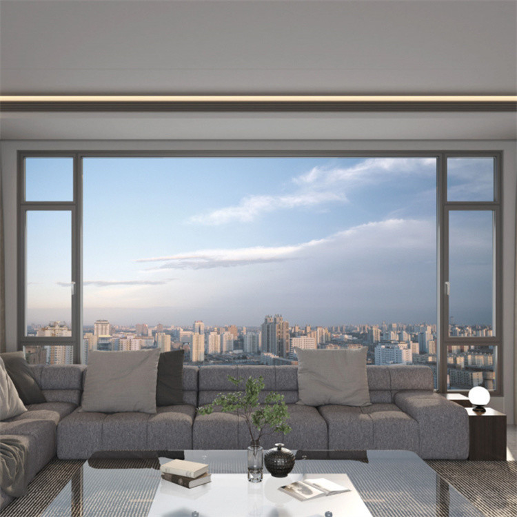 Custom Design Villa Französisch Glasfenster mit 35dB Schalldämmung und 14 Dichtungsschichten