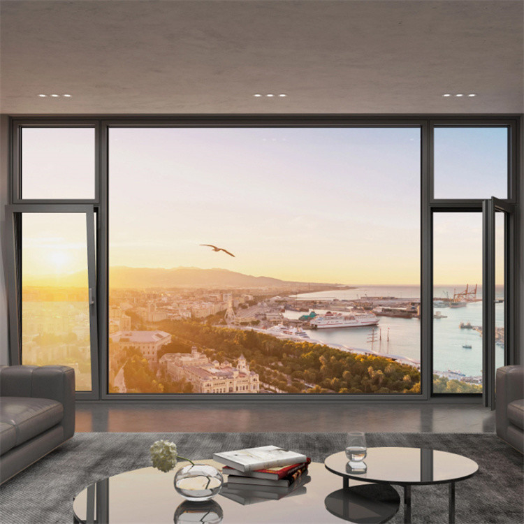 Custom Design Villa Französisch Glasfenster mit 35dB Schalldämmung und 14 Dichtungsschichten