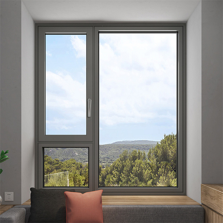 Überlegene Aluminium-Glasfenster mit 14 Verschlussschichten und Triplex-Glasoption