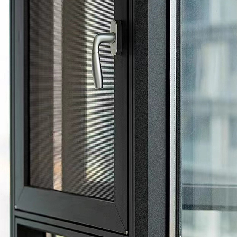 1.8mm Wanddicke Aluminium-Glasfenster für eine überlegene und maßgeschneiderte Größe