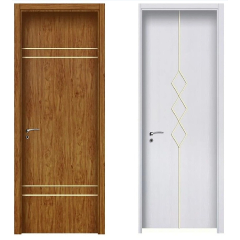 Edelstahl Schlafzimmer UPVC PVC-Gehäuse Tür für modernes einfaches Interieur