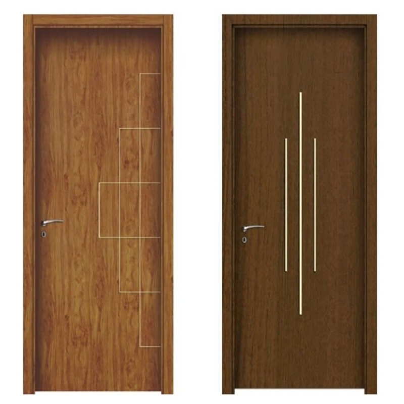 Edelstahl Schlafzimmer UPVC PVC-Gehäuse Tür für modernes einfaches Interieur