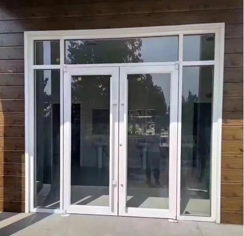 Modernes Design Großes Stahl Hauptmaterial Aluminiumlegierung Rahmen Frühlingstür zum Nutzen