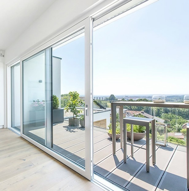 USA-Standards Aluminium Außenglas Lift Schiebetüren mit Material für Patio