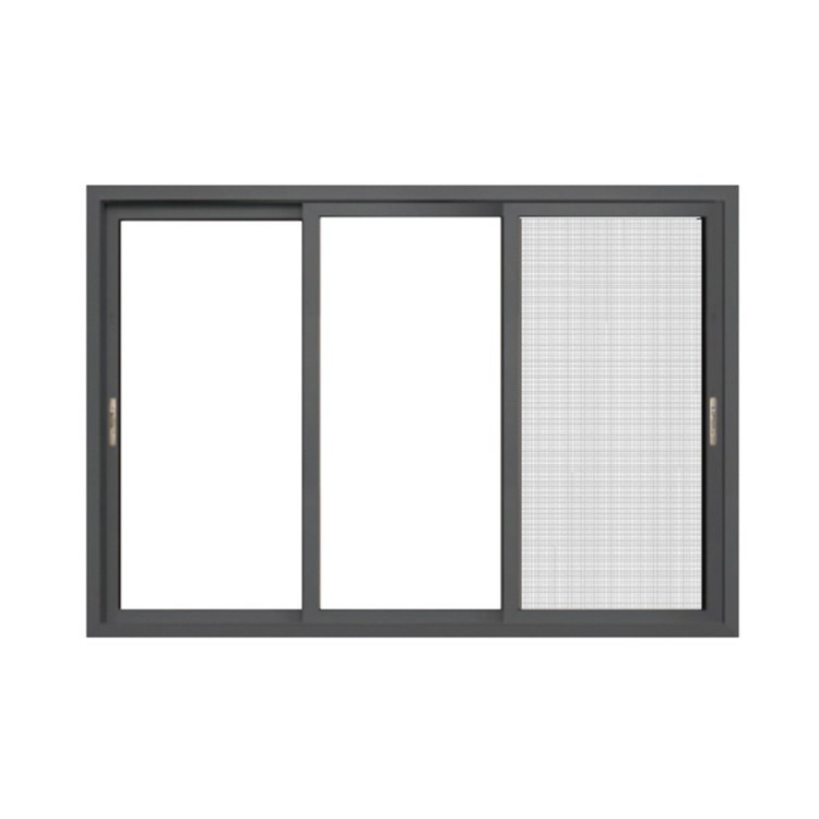 F & E Design Hängender Vorhang Aluminiumfenster für Veranda Schiebe/Neigung und Drehöffnung