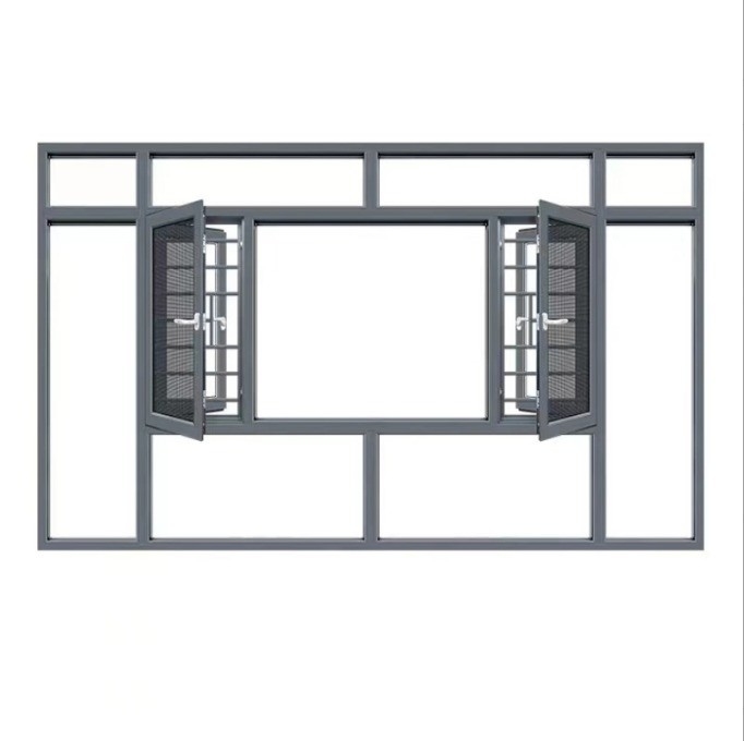 Wasserdichtheit Stufe 6 Bruchte Brücken Aluminiumprofil Gehäuse Fenster für Endgebäude