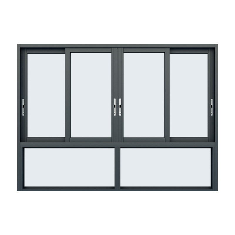 8-Wege-Dichtung Aluminium Drei-Spur-Schiebefenster 2,2 mm Wanddicke Starkes Designerteam