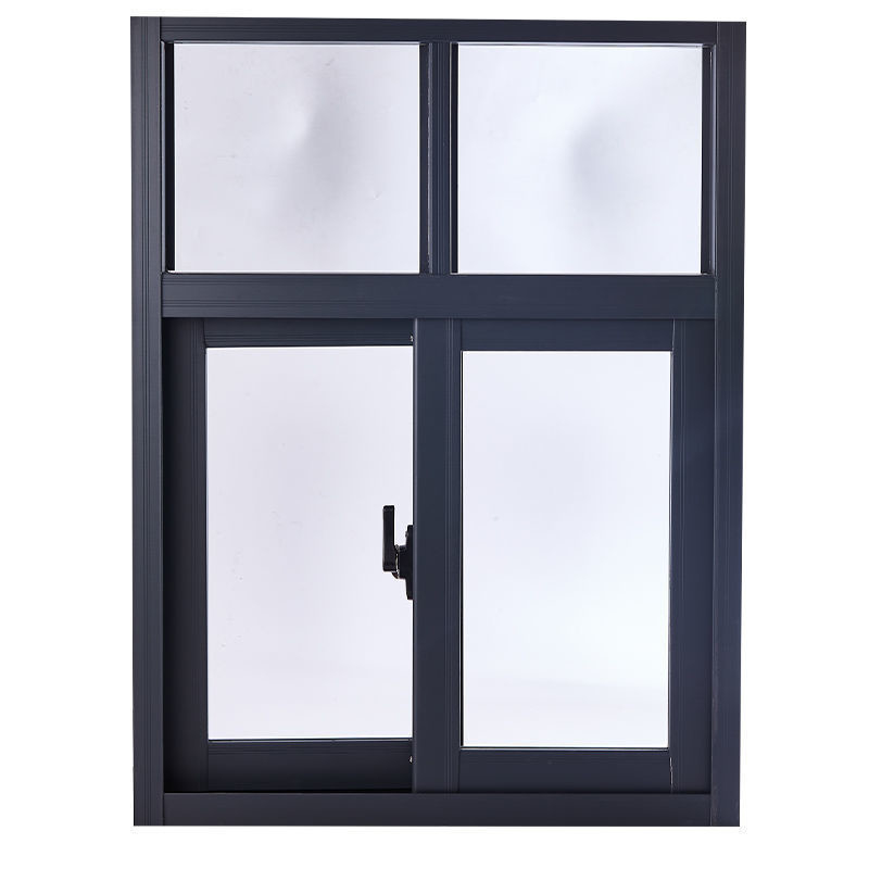 Erweiterte Produktionsanlage 8-Wege-Dichtung Aluminium-Schiebefenster mit und schwarze Farbe