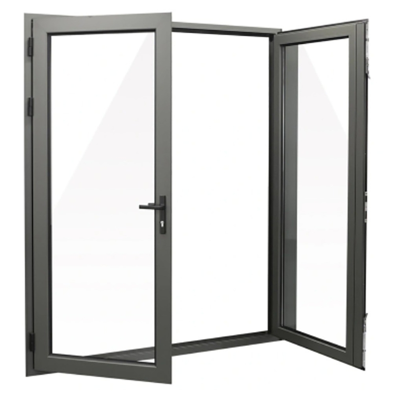 Villa Haupteingang Modernes Design 1.4mm Aluminium Schwing-Glas Tür für das Home Office