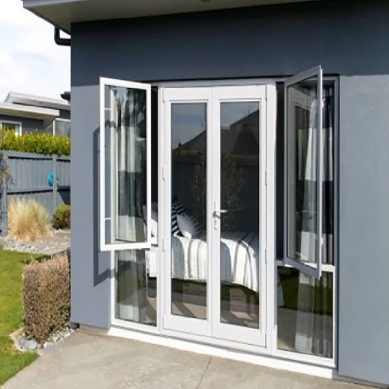 Villa Haupteingang Modernes Design 1.4mm Aluminium Schwing-Glas Tür für das Home Office