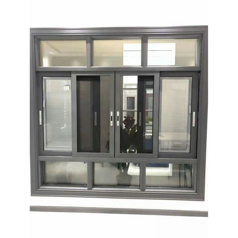 8-Wege-Dichtung Luftdichtheit Stufe 8 Aluminium-Schiebefenster für die Produktentwicklung