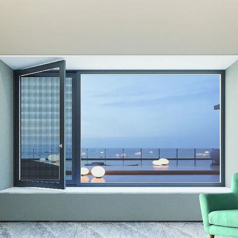 Horizontale Öffnung mit thermischer Auflösung Aluminiumfenster für die standardisierte Produktion