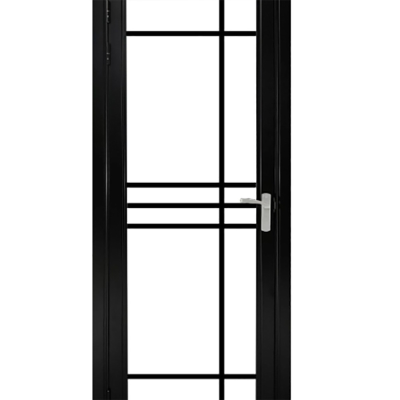 Öffnungsmethode Schieben und Ziehen SKATE Standard Slim Luxus Schwarz Farbe Villa Haus Aluminium Fassade Glastüren