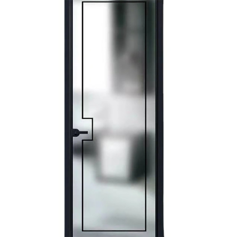 Öffnungsmethode Schieben und Ziehen SKATE Standard Slim Luxus Schwarz Farbe Villa Haus Aluminium Fassade Glastüren